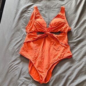 Adore Me Bright Orange One Piece Swimsuit